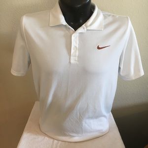 Adult Nike Dri Fit Collard  Short Sleeve Shirt